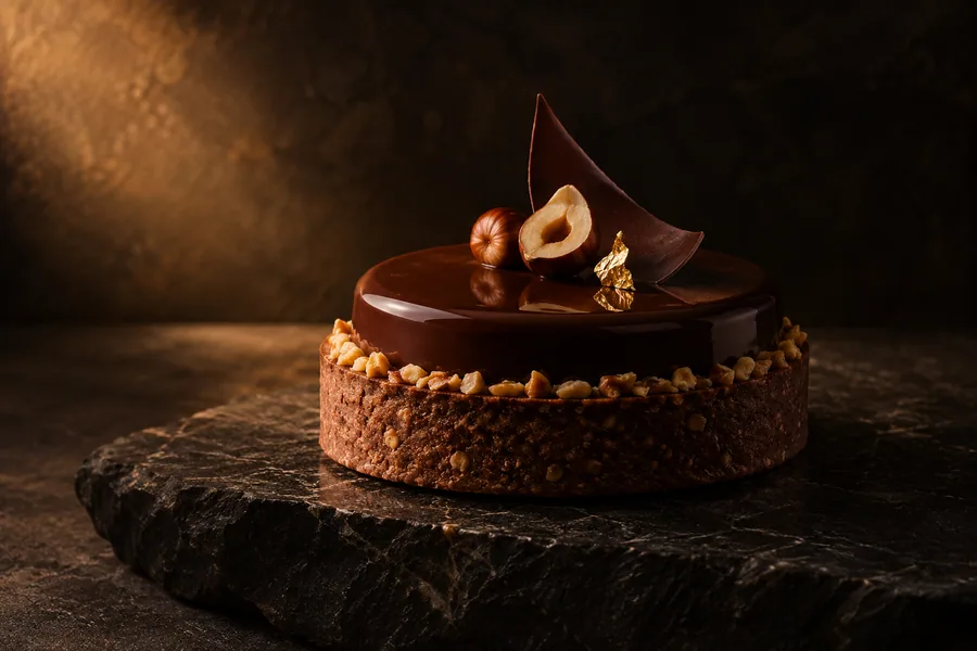 Golden Hour Pâtisserie editorial photograph